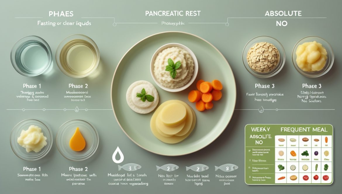 Диетическое меню при панкреатите с паровой рыбой, овощами и кашей для лечебного питания
