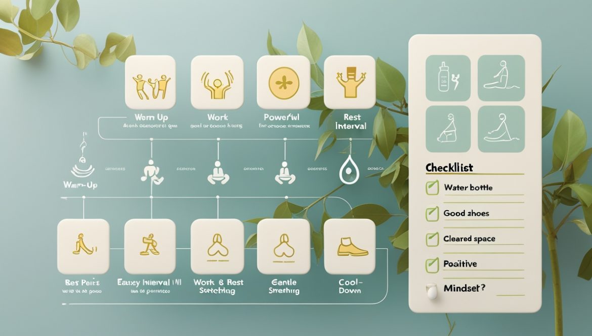 Эффективная интервальная HIIT тренировка для жиросжигания в тренажерном зале