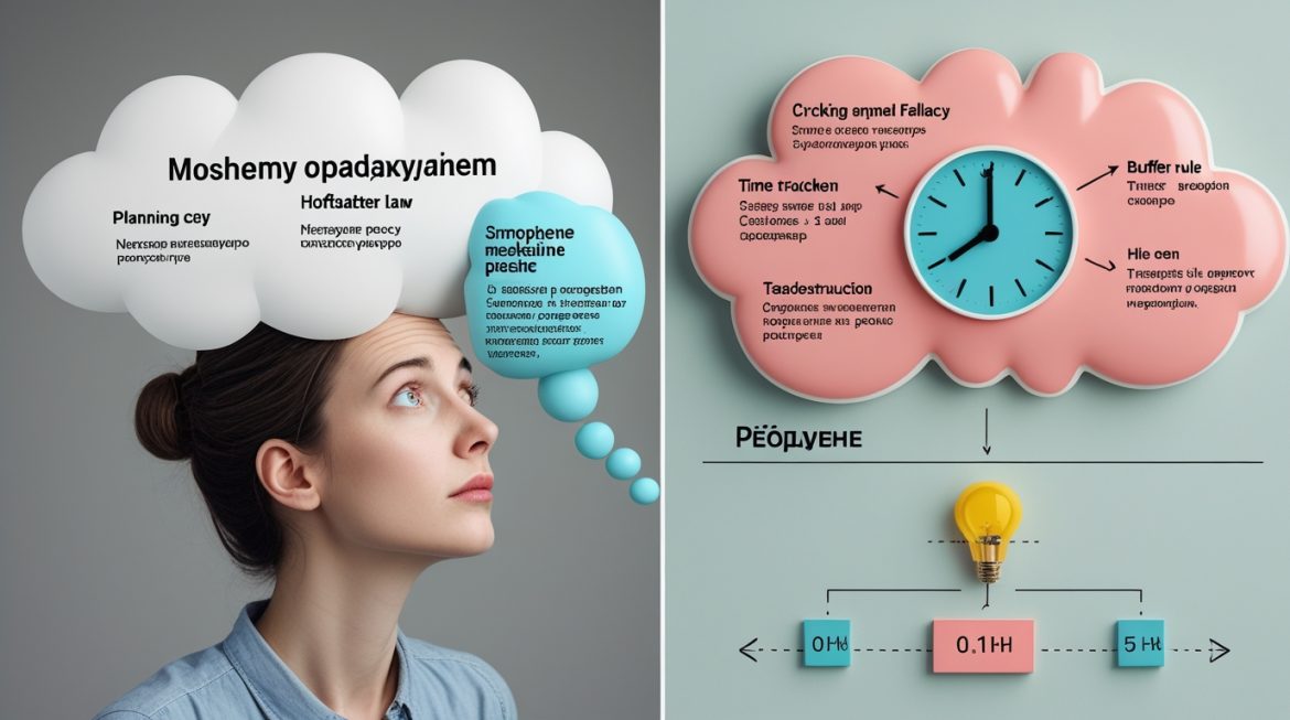 Человек планирует задачи за столом с ежедневником и часами на стене, оценка времени и управление задачами