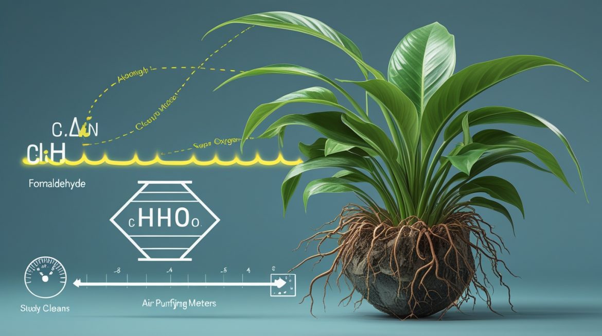 Хлорофитум хохлатый в подвесном кашпо у окна для очистки воздуха от формальдегида в домашних условиях