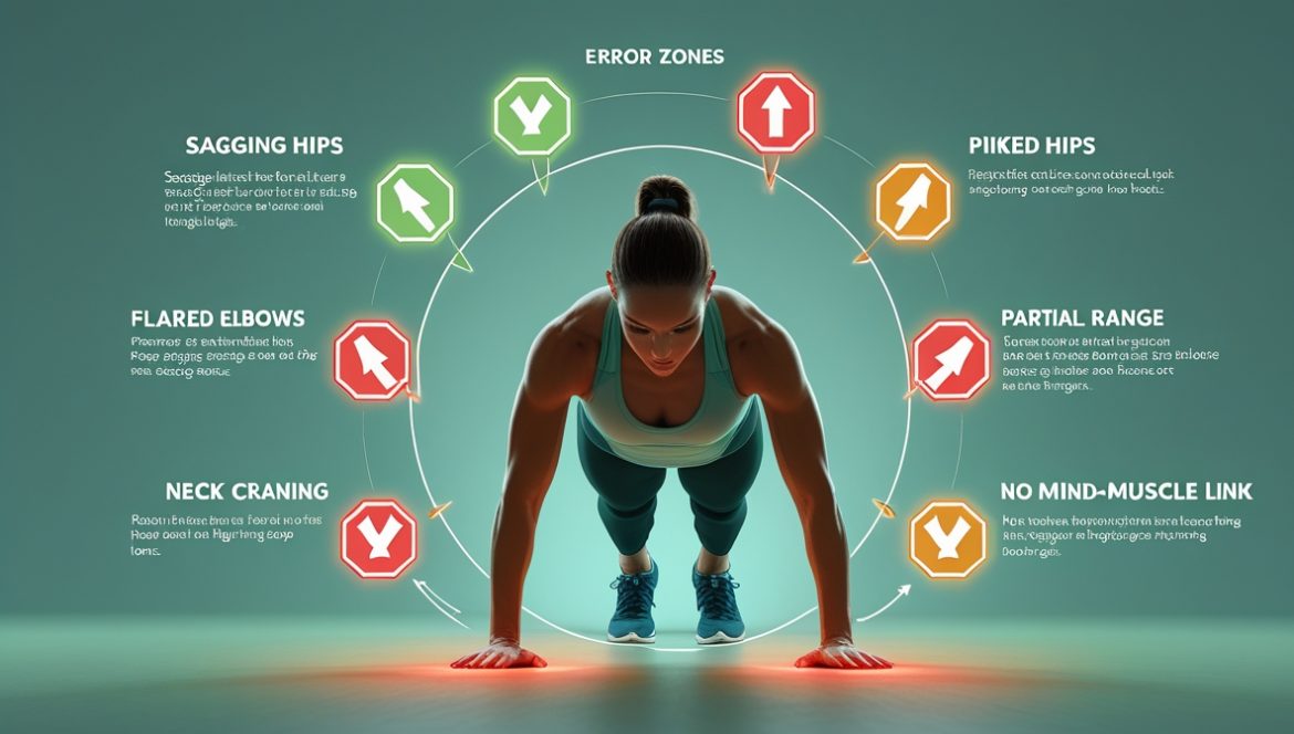 Правильная техника выполнения отжиманий дома для эффективной тренировки