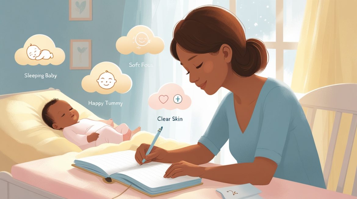 Мама кормит грудничка - пищевая непереносимость у новорожденных