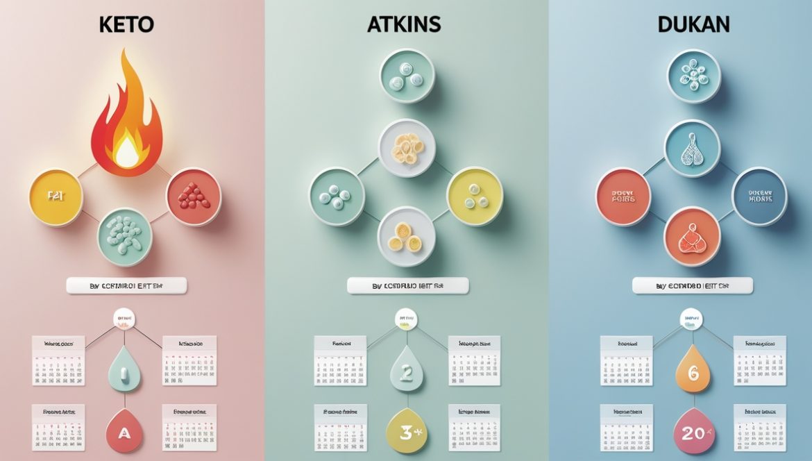 Низкоуглеводные диеты кето Аткинс Дюкан здоровое питание полезные продукты овощи белки жиры похудение