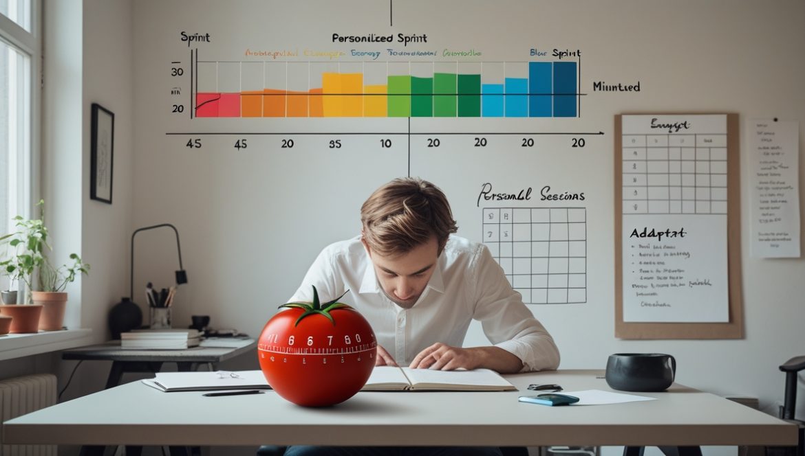 Персонализированная техника Помодоро с таймером на рабочем столе для эффективного управления временем