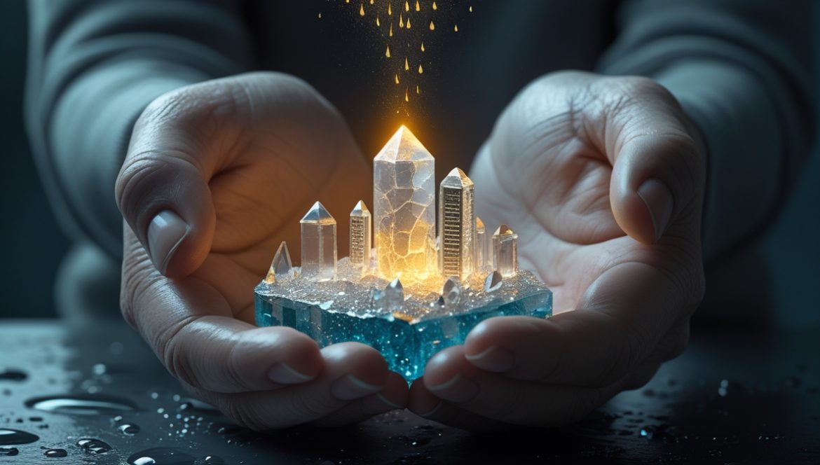 Родитель оказывает первую помощь ребенку, домашняя аптечка и перевязочные материалы