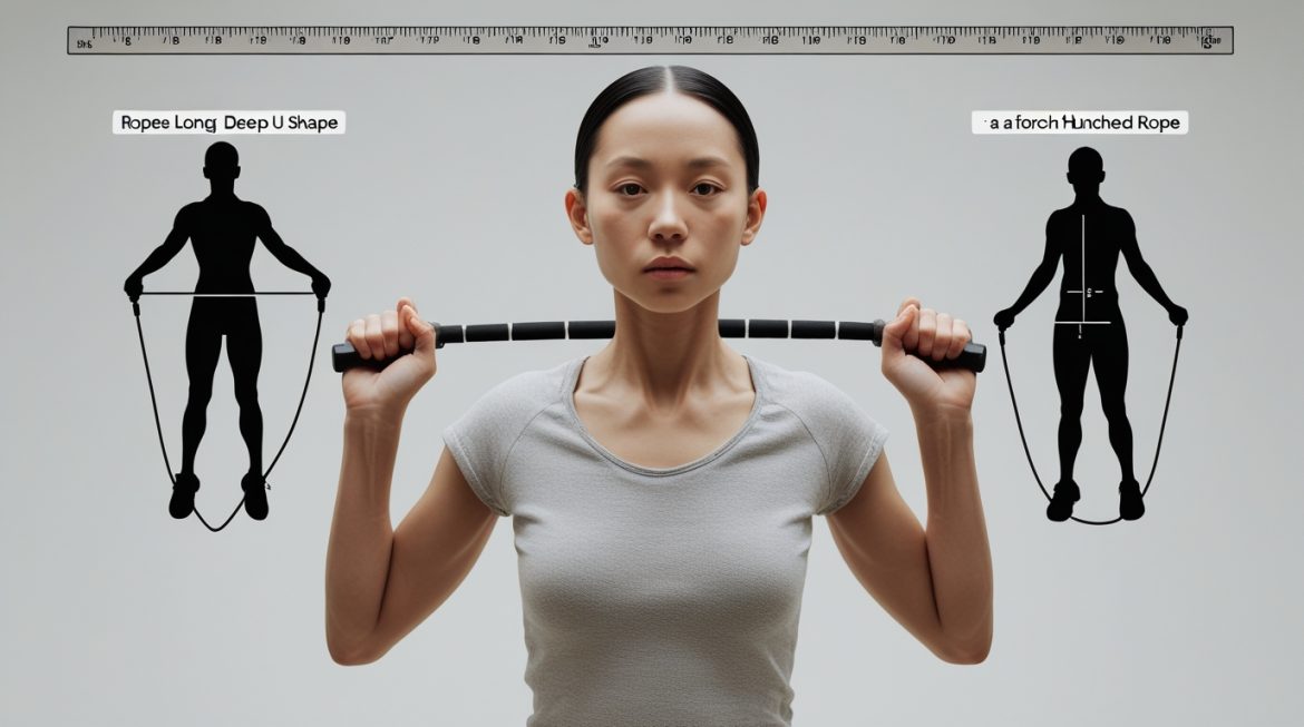 Правильное измерение длины скакалки для домашних тренировок