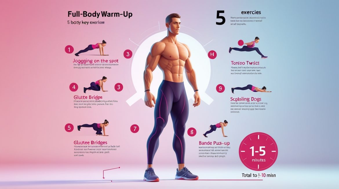 Правильная разминка перед тренировкой для начинающих спортсменов 