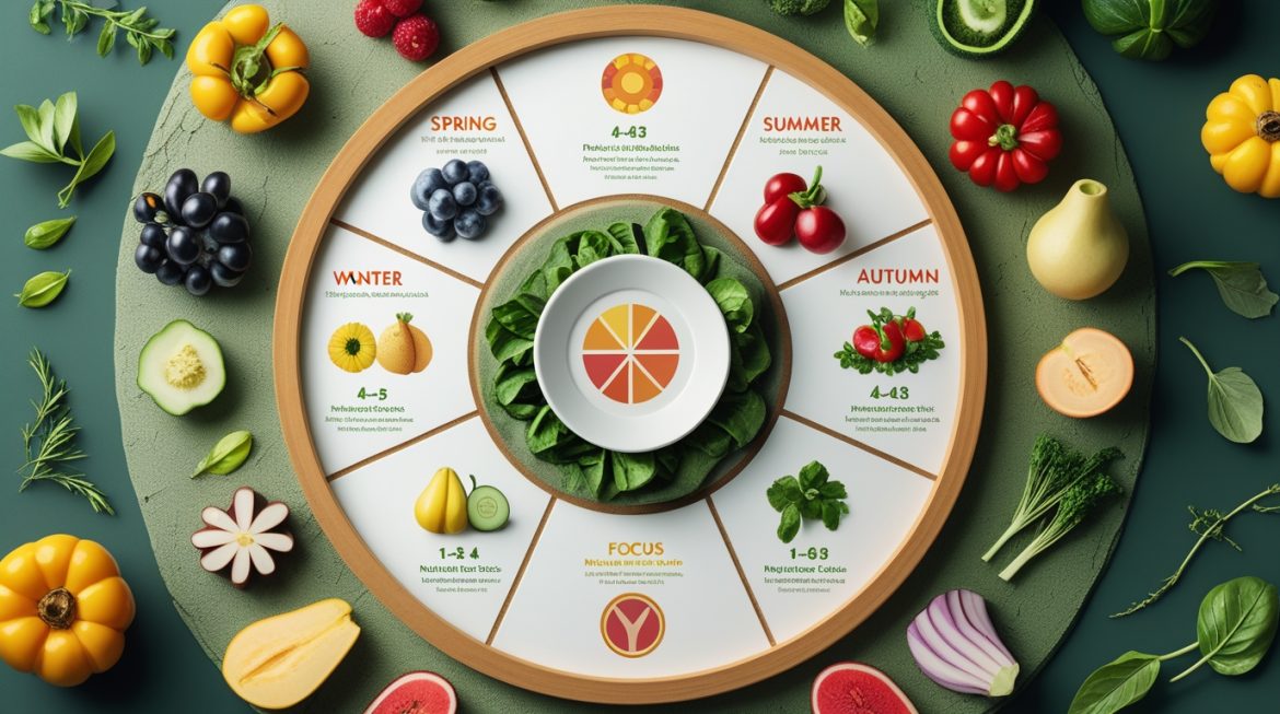 Сезонные продукты питания для здорового планирования меню по временам года
