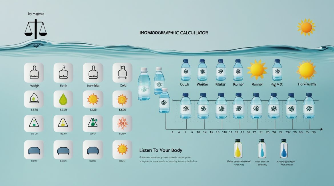Здоровый человек с стаканом чистой воды, свежие фрукты и овощи, правильная гидратация организма