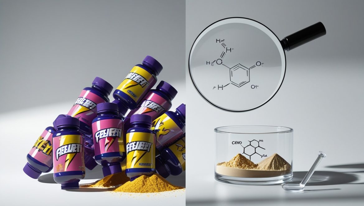 Спортсмен изучает спортивные БАДы и добавки в тренажерном зале