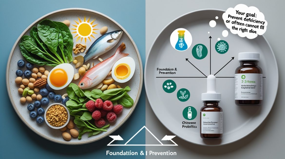 Сравнение натуральных продуктов питания и биологически активных добавок для здорового образа жизни