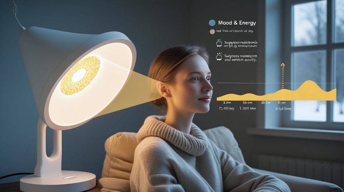 Светотерапевтическая лампа для лечения сезонной депрессии в домашних условиях утром