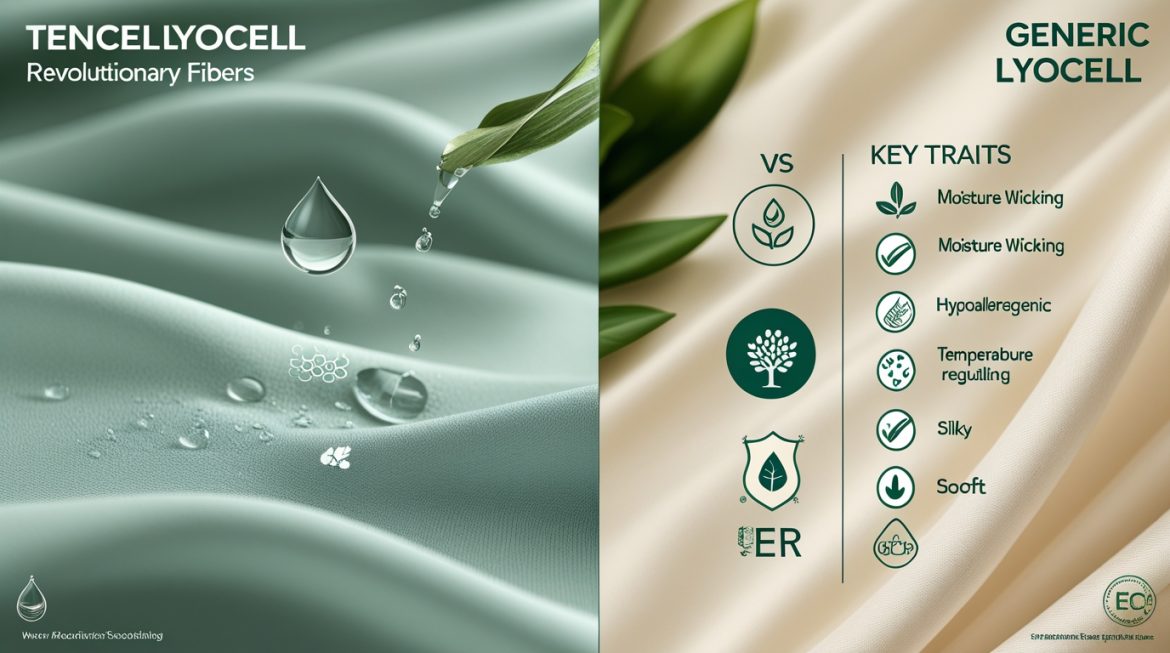 Экологичная ткань тенсел лиоцелл для здорового образа жизни с эвкалиптовыми листьями