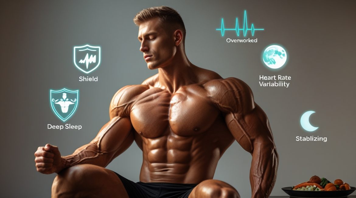 Мужчина выполняет силовое упражнение до мышечного отказа в тренажерном зале для набора мышечной массы