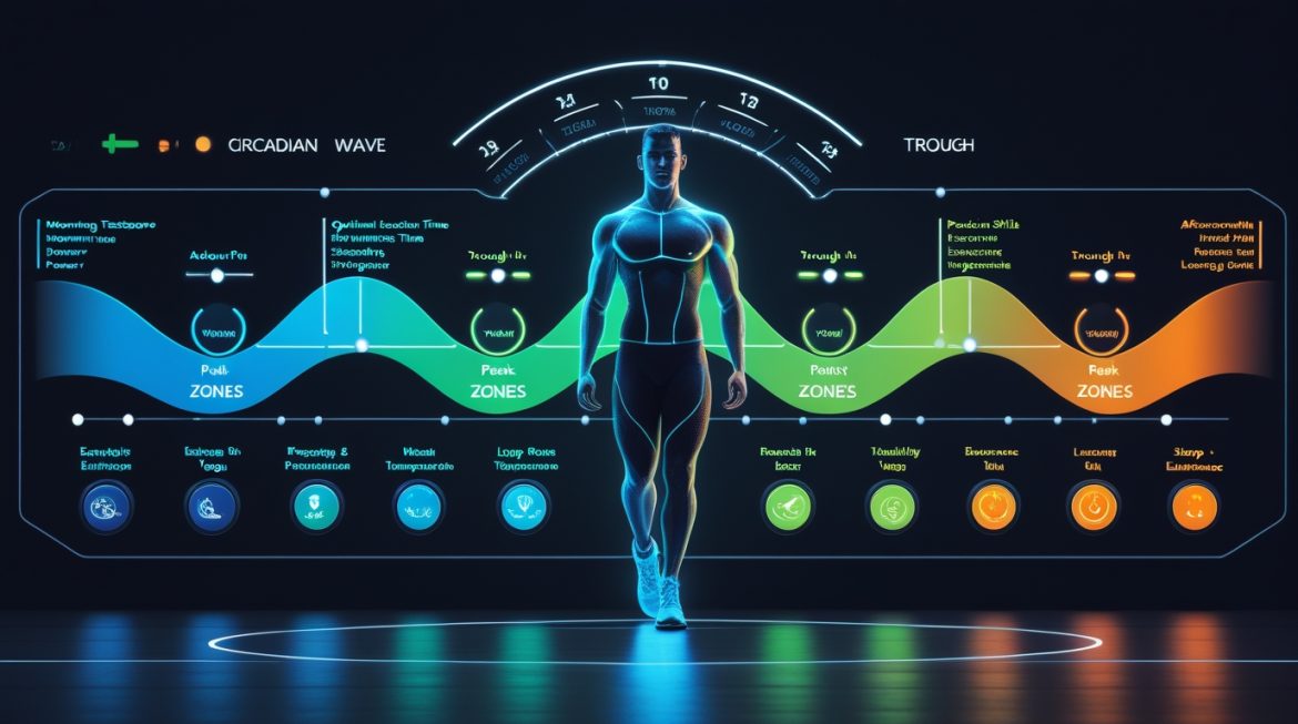 Спортсмен тренируется утром в соответствии с циркадными ритмами для оптимальной производительности