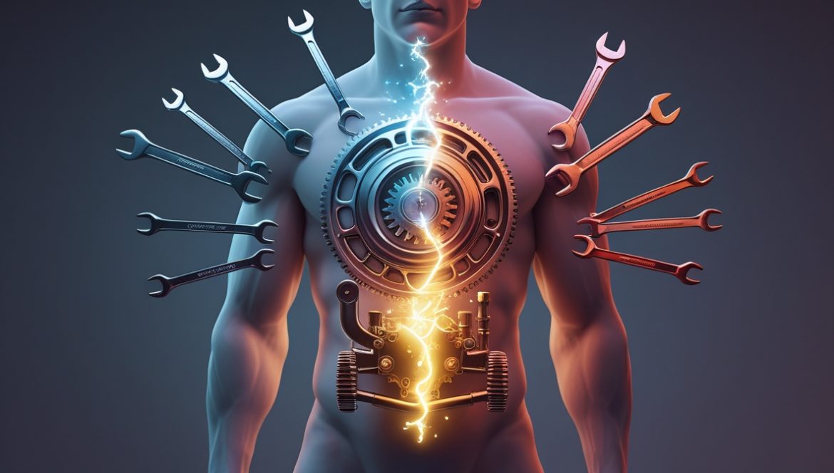 Zdorovaya-zhenshchina-izmeriaet-taliu-na-kuhne-s-poleznymi-produktami-metabolizm