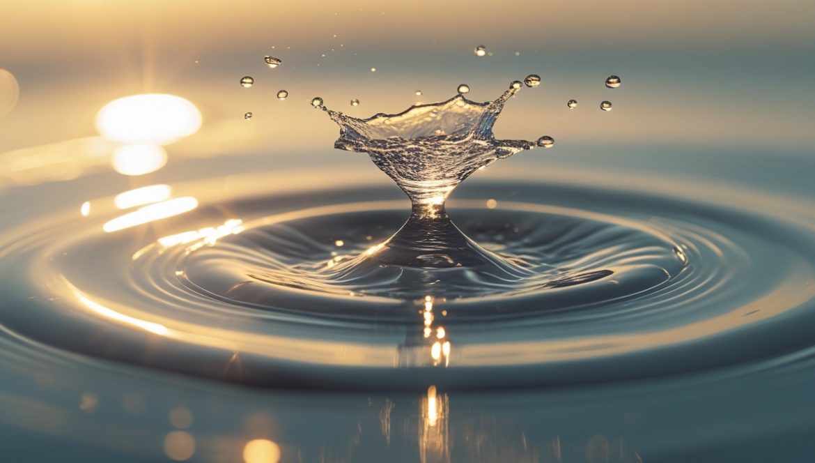 Женщина пьет воду натощак утром для здоровья и красоты