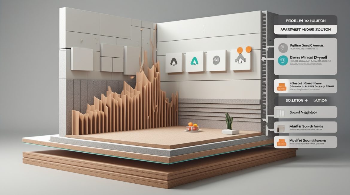 Звукоизолированный домашний тренажерный зал с резиновым покрытием и акустическими панелями 