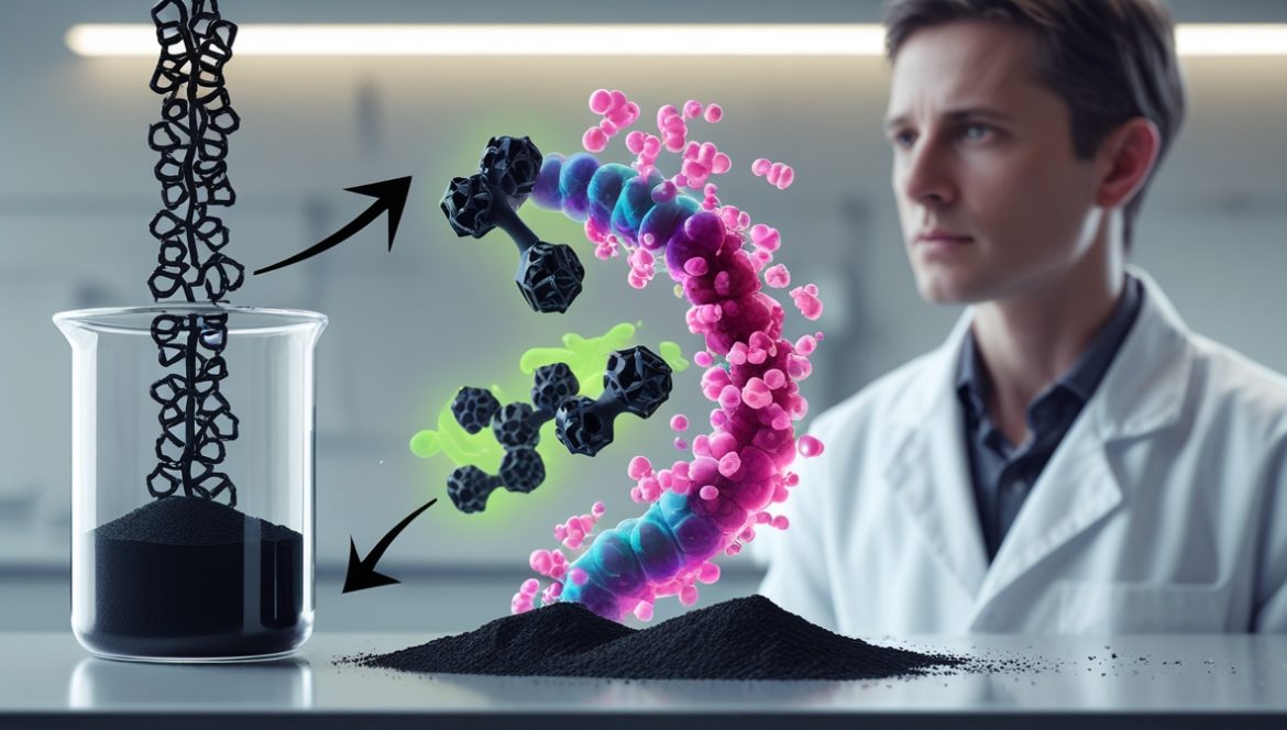активированный уголь для детокса и очищения организма с натуральными продуктами