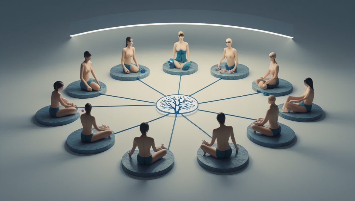 Девушка на консультации психотерапевта по поводу расстройства пищевого поведения в уютном кабинете