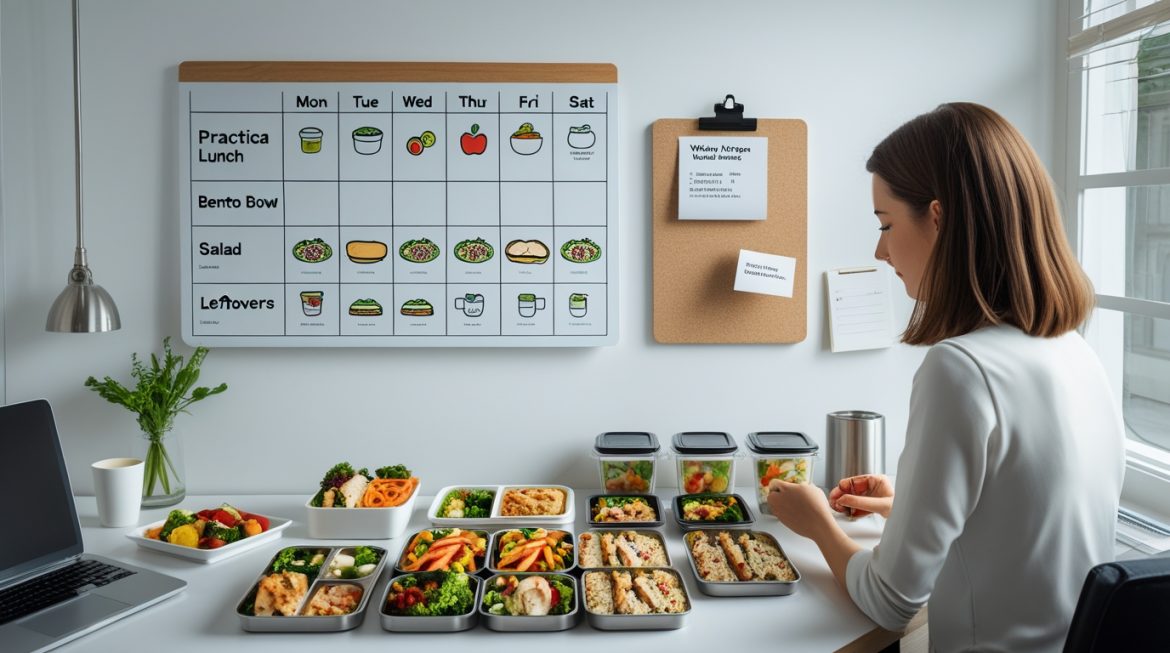 Система планирования здоровых обедов для работающих людей meal prep контейнеры