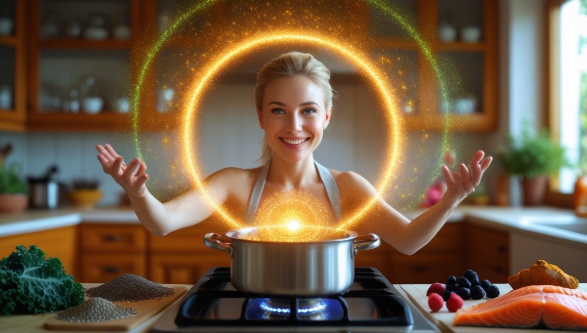 20 самых полезных суперфудов для здорового питания на мраморной поверхности