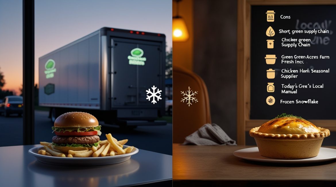 Здоровое питание в локальном ресторане с натуральными продуктами