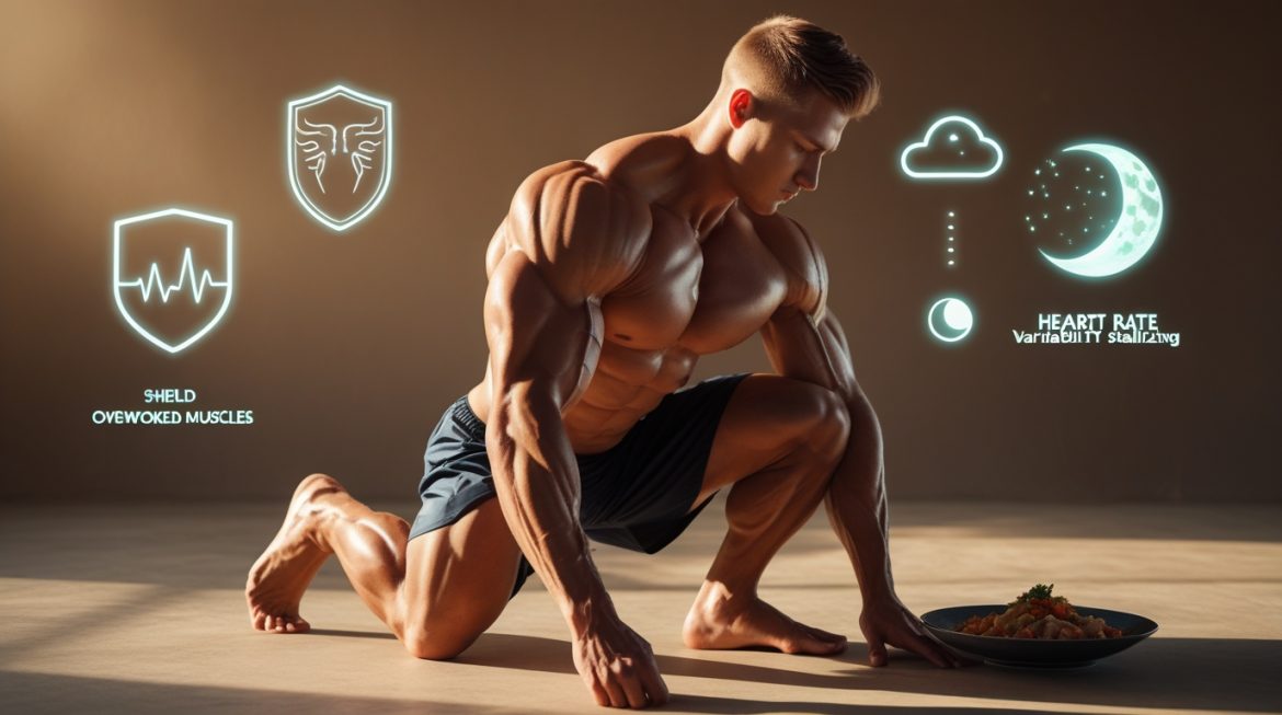 Человек изучает тренировочную программу в спортивном зале с оборудованием для фитнеса