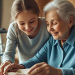 Женщина выполняет домашнюю физиотерапию и лечебную гимнастику для восстановления здоровья