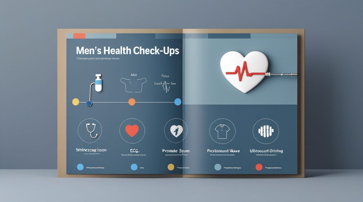ЭКГ под нагрузкой для спортсмена на беговой дорожке в кардиологической клинике 