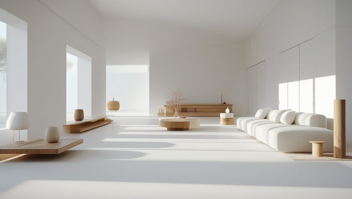 Экологический минимализм в доме с натуральными материалами и осознанным потреблением