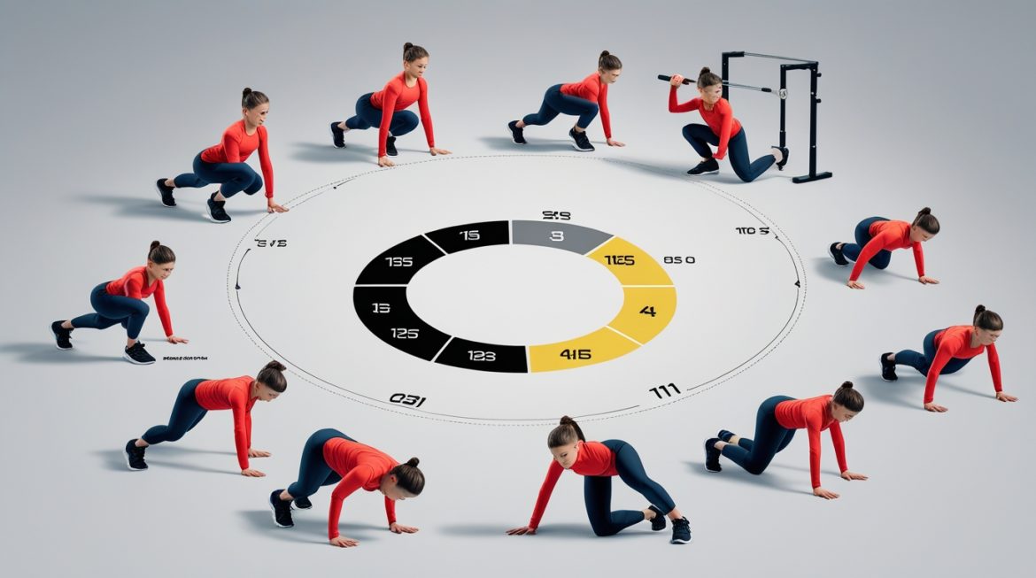 Человек выполняет функциональное упражнение в спортивном зале, демонстрируя правильную технику функционального тренинга для здорового образа жизни