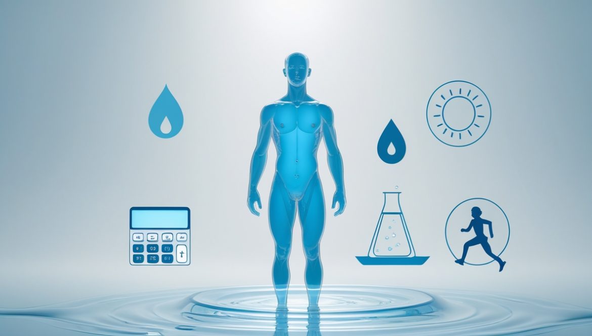 Человек пьет чистую воду из стакана для поддержания здорового водного баланса организма