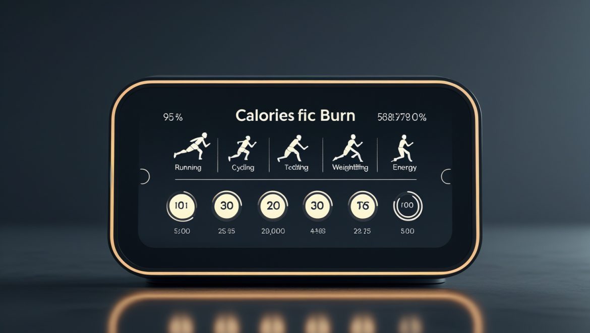 Человек отслеживает фитнес-прогресс с помощью смартфона и фитнес-браслета в спортзале