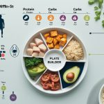 Спортсмен готовит предтренировочное питание с полезными продуктами в светлой кухне