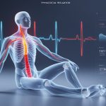 Человек выполняет разминочные упражнения в спортивном зале, подготовка мышц к тренировке