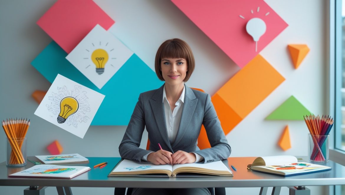 Техника помодоро для продуктивности - рабочее место с таймером