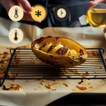 Спортсмен с углеводными продуктами для набора мышечной массы в тренажерном зале