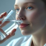 Здоровая гидратация - человек пьет чистую воду для поддержания водного баланса организма