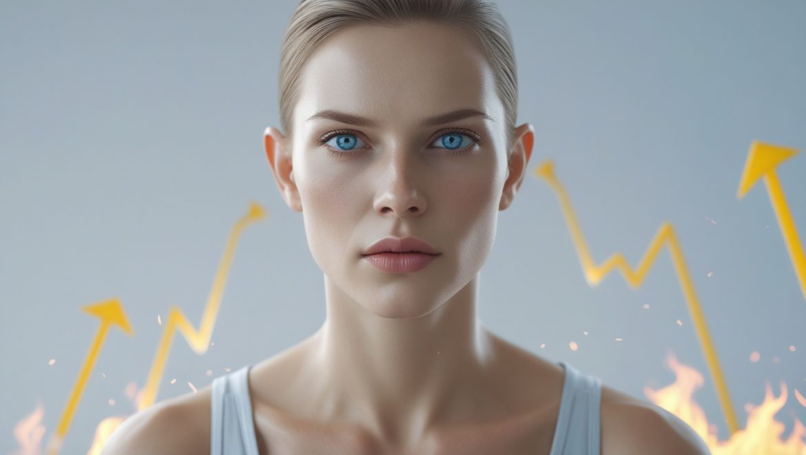 Женщина выполняет расслабляющую растяжку на природе для снятия стресса и мышечного напряжения