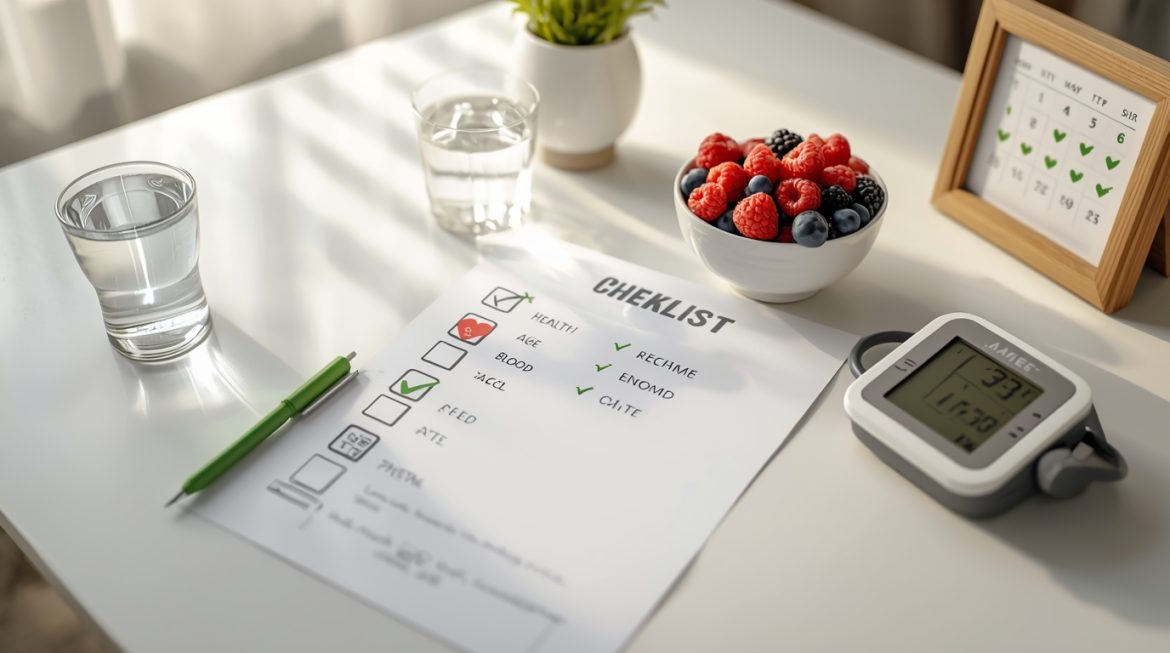 Врач проводит диспансеризацию и анализирует результаты медицинских анализов и обследований