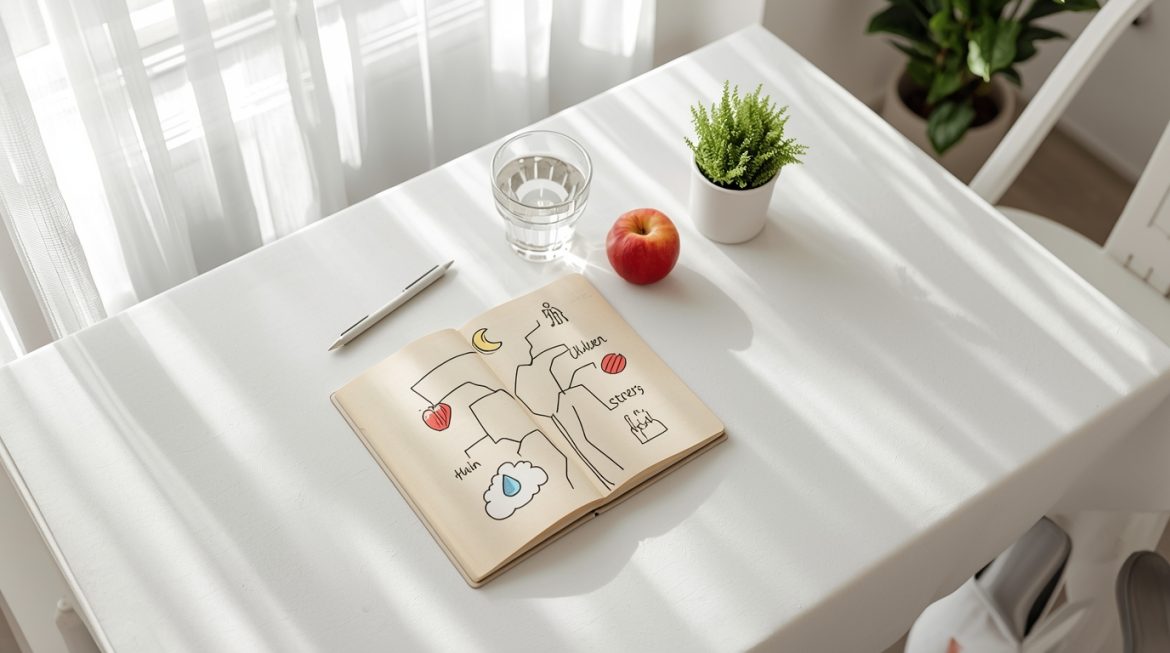 Женщина-генетик изучает ДНК и факторы здорового образа жизни в лаборатории