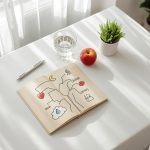 Женщина-генетик изучает ДНК и факторы здорового образа жизни в лаборатории