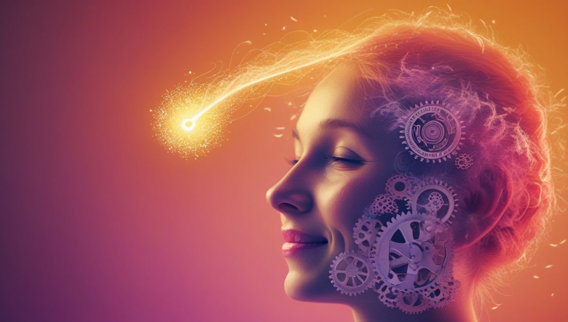 Пожилой человек измеряет артериальное давление дома с помощью тонометра среди здоровых продуктов