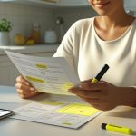 Человек внимательно читает инструкцию к лекарственному препарату в аптеке