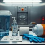 Оказание первой помощи при химическом ожоге промыванием водой