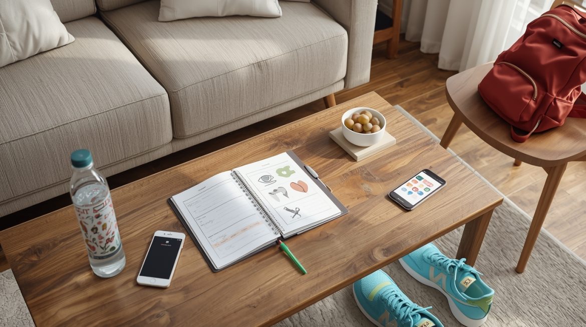 Подросток на медицинском осмотре у врача в современном медицинском кабинете