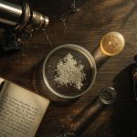 Александр Флеминг открывает пенициллин в лаборатории 1928 года с чашкой Петри