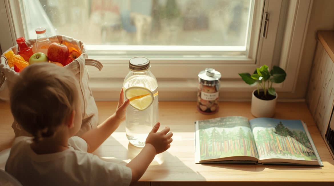 Родитель и ребенок обсуждают карманные деньги и планирование покупок, формируя навыки осознанного потребления