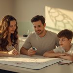 Врач обсуждает семейный анамнез с пациентом в медицинском кабинете